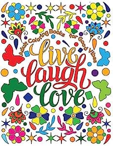 Adult Coloring Book for Good Vibes