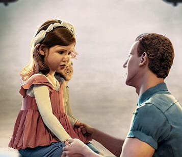 my boyfriend and his daughter act like a couple